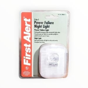 First Alert 2-in-1 Power Failure Night Light (Model: 2276 NE, Cat. No. EMNL2-1)